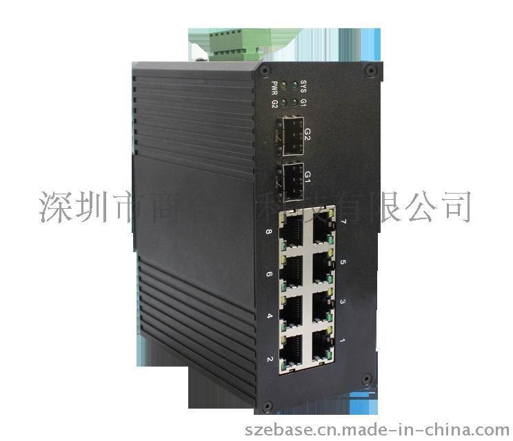 8口網(wǎng)管型工業(yè)以太網(wǎng)交換機(jī)E-640G-2F-8T