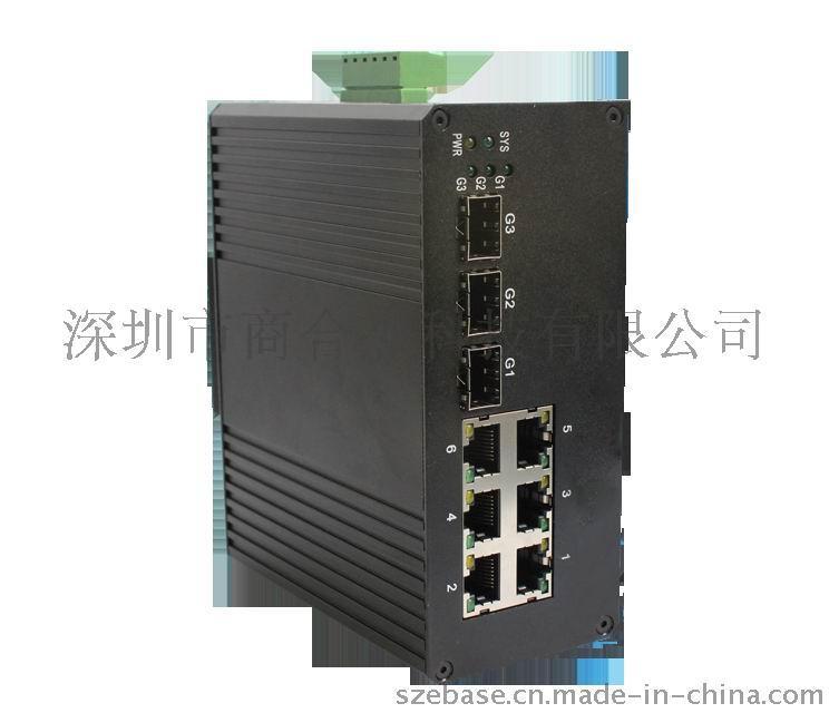 6口網(wǎng)管型工業(yè)以太網(wǎng)交換機E-640G-3F-6T