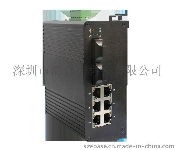 6口網(wǎng)管型工業(yè)以太網(wǎng)交換機(jī)E-640W-2F-6T